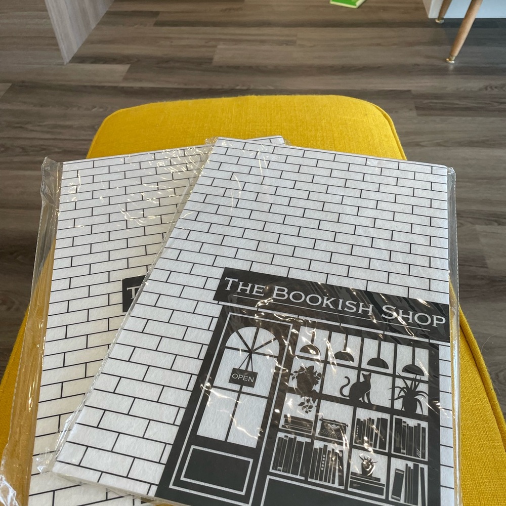 The Bookish Shop pin boards